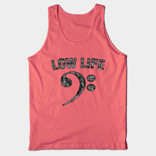 Low Life Bass Clef Tank Top by raeex